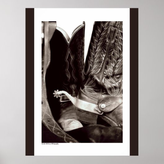 Poster des bottes de cowboy (Devant)