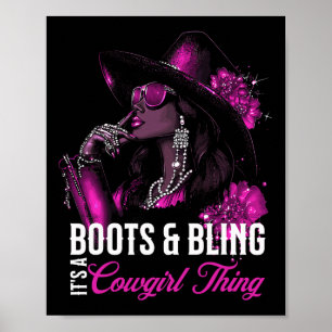Poster Des bottes et des paillettes, c'est une affaire de