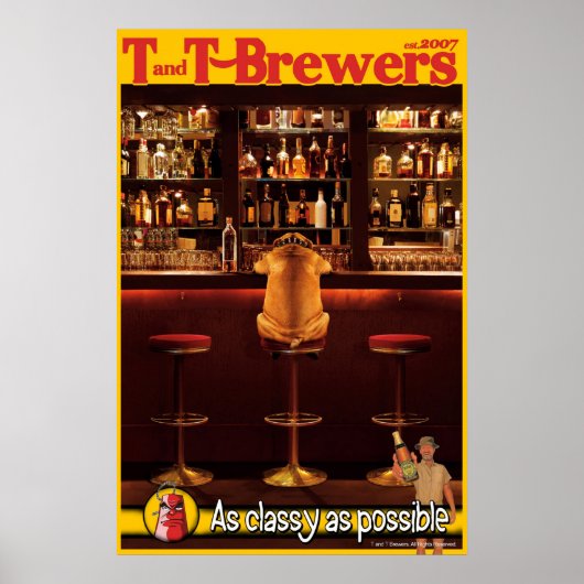 Poster des brasseurs T et T (Devant)