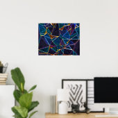 Poster des bulles cassées (Bureau à domicile)