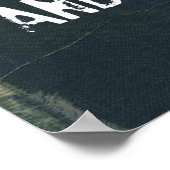 Poster des buts de football dans Denim déchiré 005 (Coin)