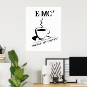 Poster des buveurs de café (Bureau à domicile)