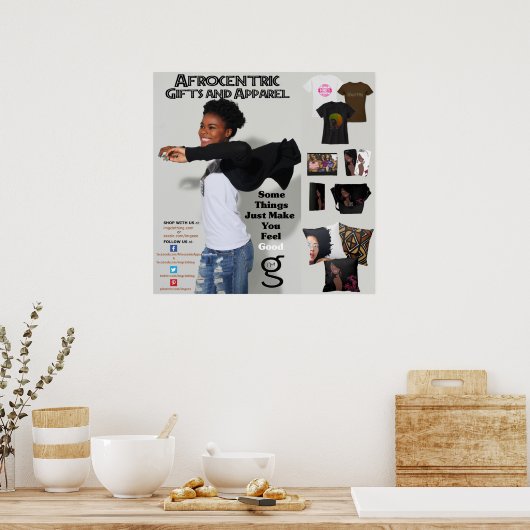 Poster des cadeaux afrocentriques (Cuisine)