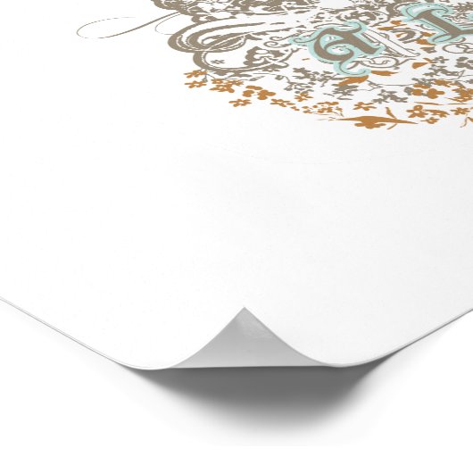 Poster Des Cailloux Un Peu Birmans M'A Dit (Coin)