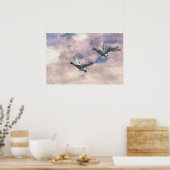 Poster des canards volants (Cuisine)