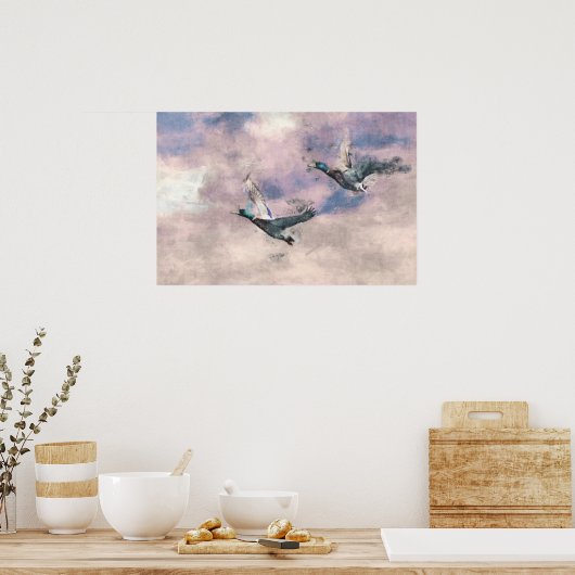 Poster des canards volants (Cuisine)
