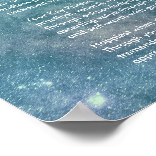 Poster des caractéristiques du Taurus (Coin)