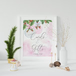 Poster des cartes de Baby shower et des cadeaux po<br><div class="desc">Poster de Baby showers et cadeaux pour filles d'hiver. Éléments correspondants disponibles.</div>