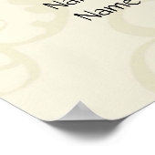 Poster des cartes de sièges élégantes (Coin)