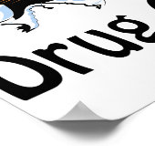 Poster des causes de l'abus de drogues (Coin)