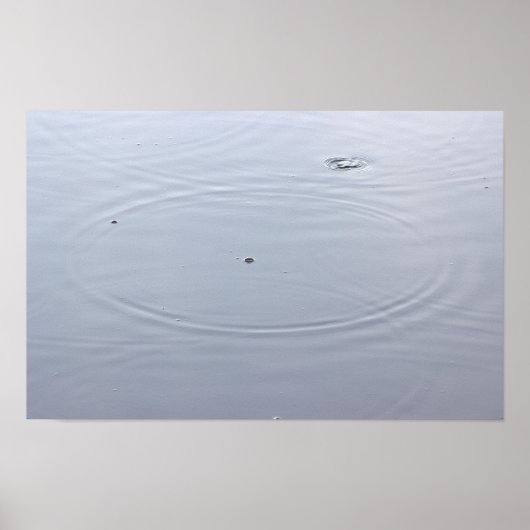 Poster des cercles de soleil dans l'étang (Devant)