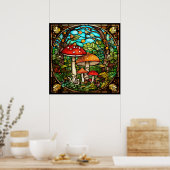 Poster des champignons (Cuisine)