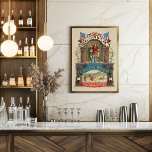 Poster Des Chas. & John Michel’s Export Lager Beer