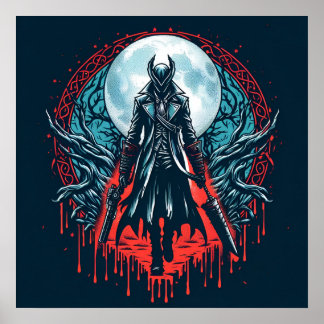 Poster des chasseurs de jeux vidéo transmis par le