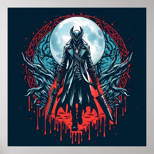 Poster des chasseurs de jeux vidéo transmis par le (Devant)