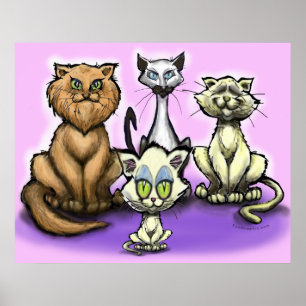 Poster des chats