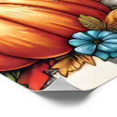 Poster des chats Thanksgiving (Coin)