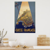 Poster des Chemins de fer de Suisse (Cuisine)