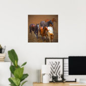 Poster des chevaux (Bureau à domicile)