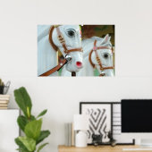 Poster des Chevaux de Carrousel (Bureau à domicile)