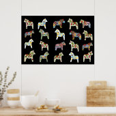 Poster des Chevaux de Dala de Quilter (Cuisine)