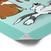 Poster des Chiens "pas durs" - 11x14po (Coin)