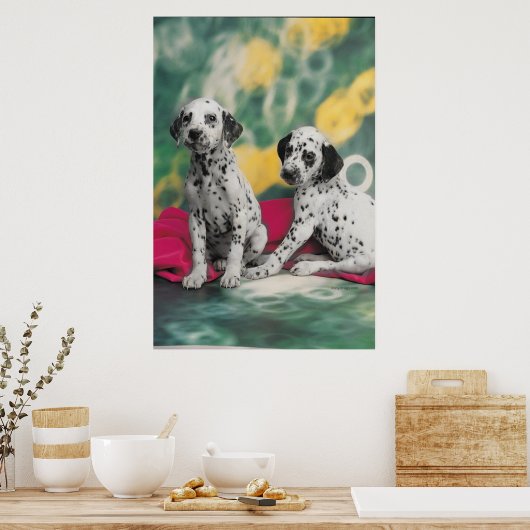 Poster des chiots dalmate (Cuisine)