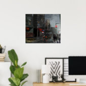 Poster des choses invisibles (Bureau à domicile)