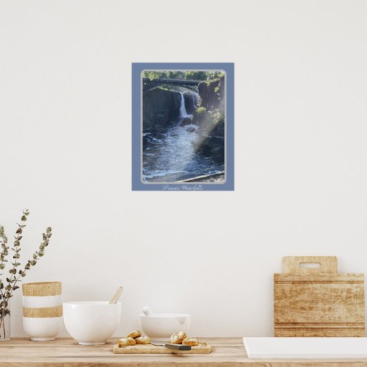 Poster des chutes d'eau Passaic (Cuisine)