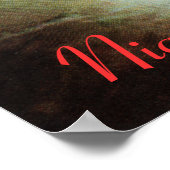 Poster des chutes du fer à cheval à Niagara (Coin)