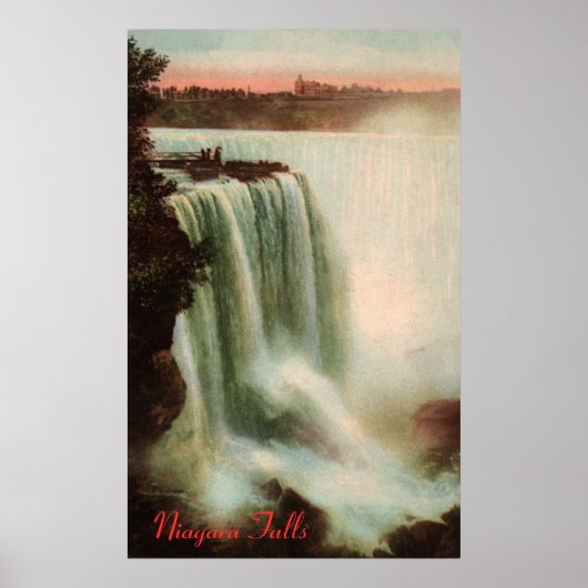 Poster des chutes du fer à cheval à Niagara (Devant)