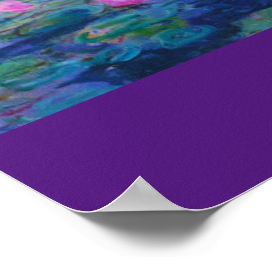 Poster des citations de Claude Monet Water Lily (Coin)