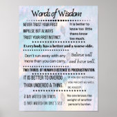 Poster des citations de Words Wisdom (Devant)