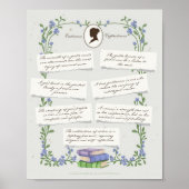 Poster des citations d'élégance (Devant)