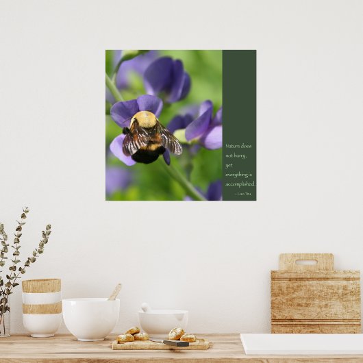 Poster des citations Lao Tzu (Cuisine)