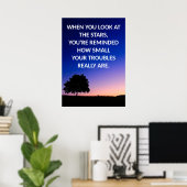 Poster des citations motivées de l'affirmation pos (Bureau à domicile)