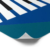 Poster des clés de piano (Coin)