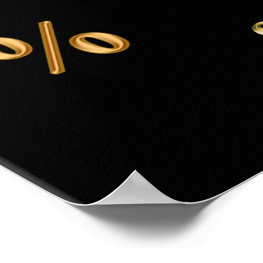 Poster des codes mathématiques (Coin)