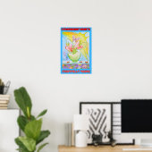 POSTER DES COEURS DE STRAWBERRY (Bureau à domicile)