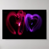 Poster des coeurs laser (Devant)
