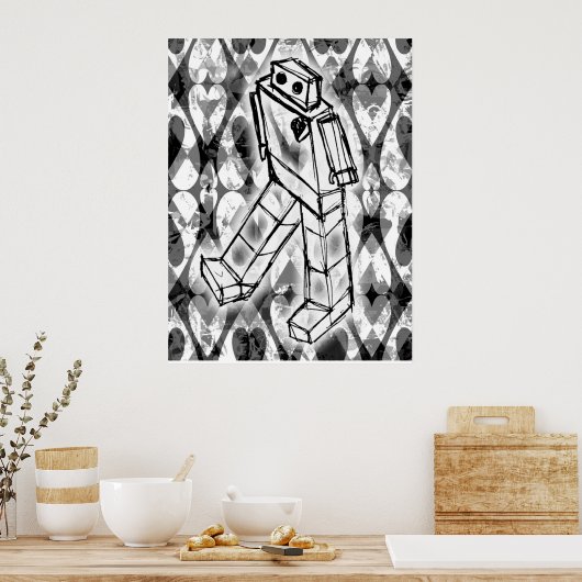 Poster des coeurs robots (Cuisine)