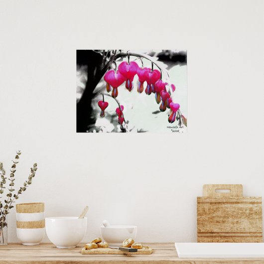 Poster des coeurs saignants (Cuisine)