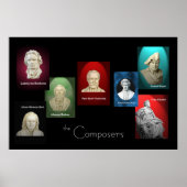 Poster des compositeurs 36 x 24 (Devant)
