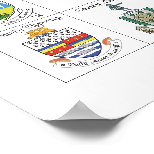 Poster des comtés d'Irlande (Coin)