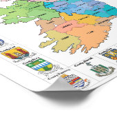 Poster des comtés d'Irlande (Coin)