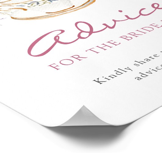 Poster des conseils pour le thé (Coin)