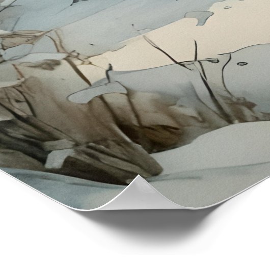 Poster des constructeurs de motoneige (Coin)