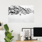 Poster des coquillages (Bureau à domicile)