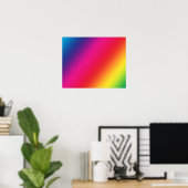Poster des couleurs arc-en-ciel (Bureau à domicile)