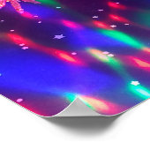 Poster des couleurs de disco psychadélique (Coin)